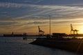 Australian port on sunrise 03