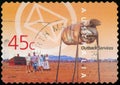 Australian Postage stamp - Outback