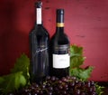 Australian premium export quality wine with bottles of Jacobs Creek Shiraz.