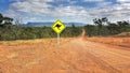 Australian road sign North Queensland Royalty Free Stock Photo