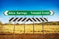 Australian Road Sign Royalty Free Stock Photo