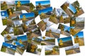 Australian road signs collage Royalty Free Stock Photo