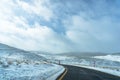 Australian road in Snowy Mountains Royalty Free Stock Photo