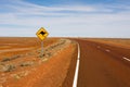 Australian Roadsign Royalty Free Stock Photo