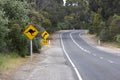 Australian Roadsign Royalty Free Stock Photo