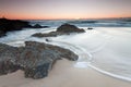 Australian seascape at sunrise Royalty Free Stock Photo