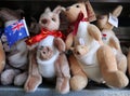 Australian souvenirs on display at the Queen Victoria Market in Melbourne