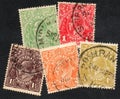 Australian stamps Royalty Free Stock Photo