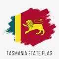 Australian State Tasmania Vector Flag Design Template. Tasmania Flag for Independence Day