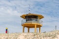 Australian Surf life saving tower on a sunny day Royalty Free Stock Photo