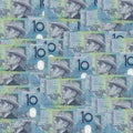 Australian Ten Dollar Notes, featuring Banjo Paterson and Mary Gilmore