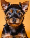 Australian Terrier puppy dog portrait famil pet Royalty Free Stock Photo