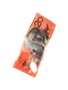 Australian Twenty Dollar Note Royalty Free Stock Photo
