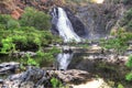 Australian waterfall Bloomfield Falls, North Queensland, Austral Royalty Free Stock Photo