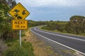 Australian road signs Royalty Free Stock Photo