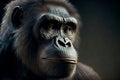 Australopithecus afarensis is an extinct species of an early human. Royalty Free Stock Photo