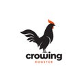 Australorp rooster chicken logo design