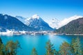 Austria, Achensee lake in winter Royalty Free Stock Photo