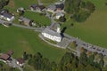 Austria: Airshot from BarholomÃÂ¤us-Church in Schruns at Montafon