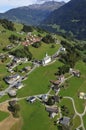 Austria: Airshot from BartholomÃÂ¤us church near Schruns