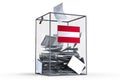 Austria - ballot box - election concept