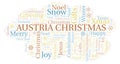 Austria Christmas word cloud