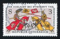 Ottokar of Bohemia and Rudolf of Hapsburg Royalty Free Stock Photo
