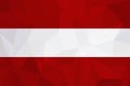 Austria flag on textured background. Vector illustration. Royalty Free Stock Photo