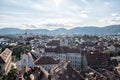 Austria.Graz. Church Mariahilf and square in center city