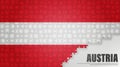 Austria jigsaw flag background Royalty Free Stock Photo