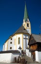 Austria - Kirchberg in Tirol church Royalty Free Stock Photo