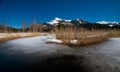 Austria - Kitzbuheler Horn and Lake Schwarzsee Royalty Free Stock Photo