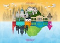 Austria Landmark Global Travel And Journey paper background. Vector Design Template.used for your advertisement, book, banner,