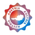 Austria low poly logo.