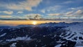 Austria, Mountains, Alps, Sunset