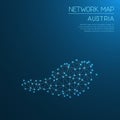 Austria network map.