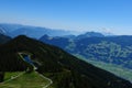 Austria: Paragliding above Spieljoch-mountain in Zillertal