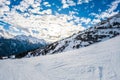 Austria Paznaun Rocky Mountains Landscape Royalty Free Stock Photo