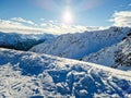 Austria Paznaun Rocky Mountains Landscape Royalty Free Stock Photo