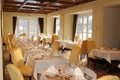 Austria: The restaurant of the `Schlosshotel Lebenberg` in KitzbÃÂ¼hel Royalty Free Stock Photo