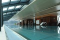 Austria: The roof pool of the `Schlosshotel Lebenberg` in KitzbÃÆÃÂ¼hel Royalty Free Stock Photo