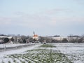 Austria, Rural Village in Winter Royalty Free Stock Photo