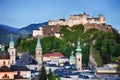 Austria, Salzburg city skyline Royalty Free Stock Photo