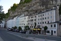 Austria, Salzburg, house in the mountain, Alps, architecture, installation, city, comfortable, tourism, Mozart Royalty Free Stock Photo