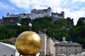 Austria, Salzburg, house in the mountain, Alps, architecture, installation, city, comfortable, tourism, Mozart Royalty Free Stock Photo