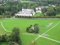 Austria. Salzburg. Rural landscape in the center of the city..