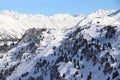 Harakiri ski piste, Austria Royalty Free Stock Photo