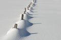 Austria - snowy fence