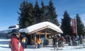 Austria snowy roof