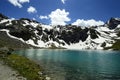 Austria, Tirol, lake in Austrian Alps Royalty Free Stock Photo